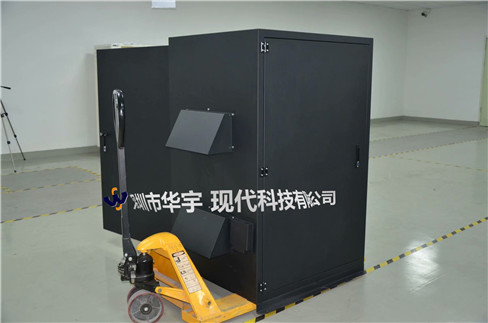 我司21號發(fā)貨浙江，為浙江某公司提供定制款恒溫恒濕戶外投影儀安裝柜(圖1)